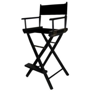 Director chair tall black