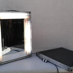 Suit Case Mirror Metal