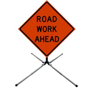 Signs / barricades