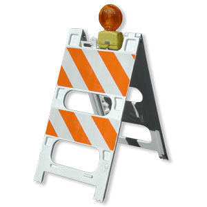 Barricade with Lights